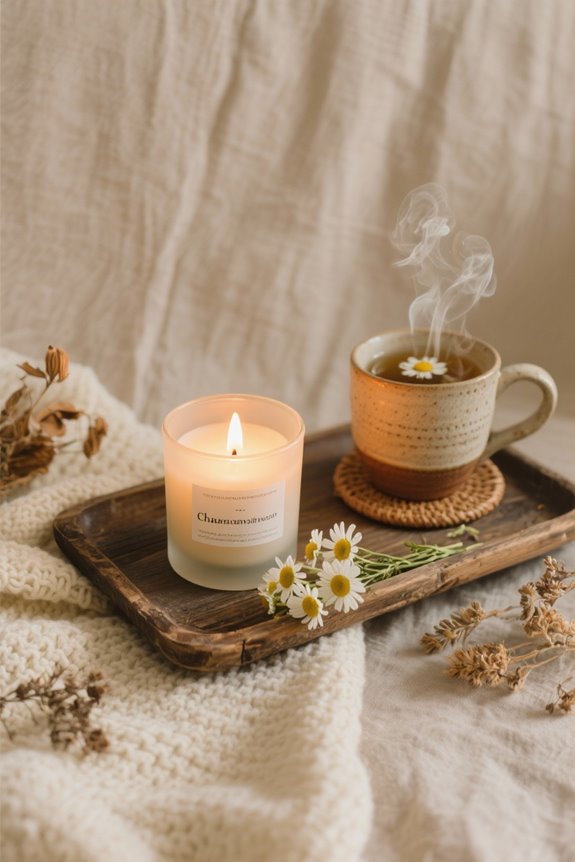 chamomile enhances relaxation and tranquility
