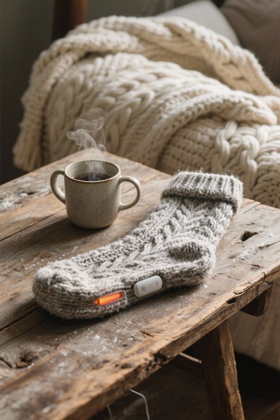 comfortable heated footwear options