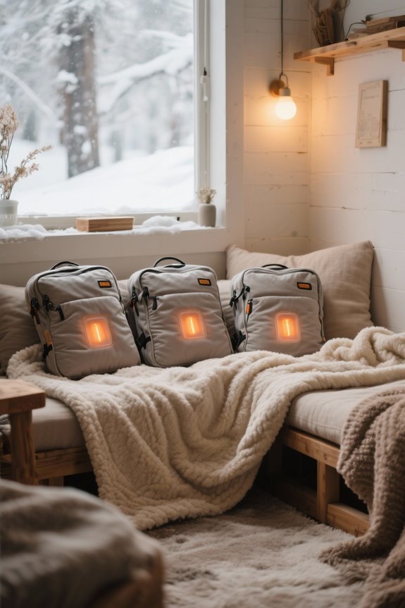 cozy heated blankets for travel
