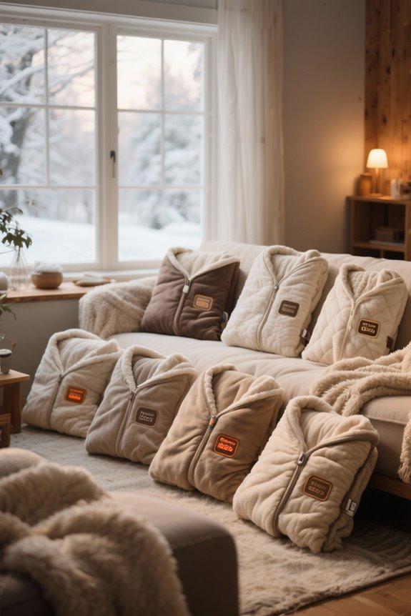 cozy heated wearable blankets