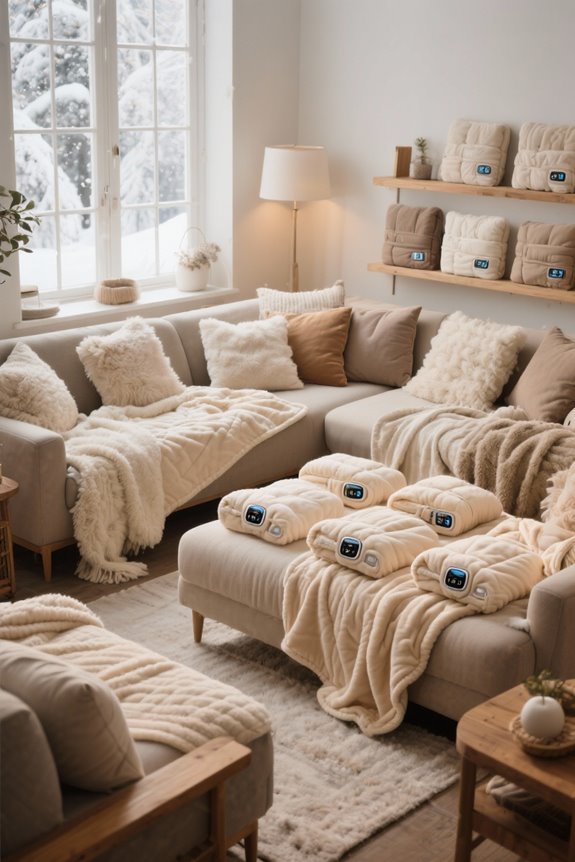 cozy winter electric blankets