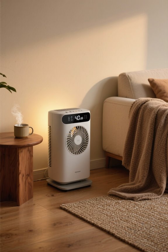 decibel ratings for heaters