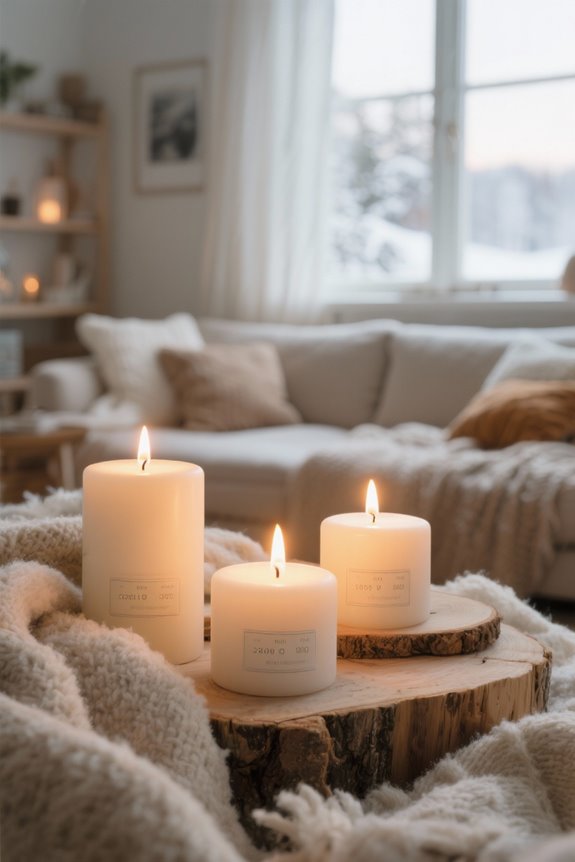 effortless ambiance with candles