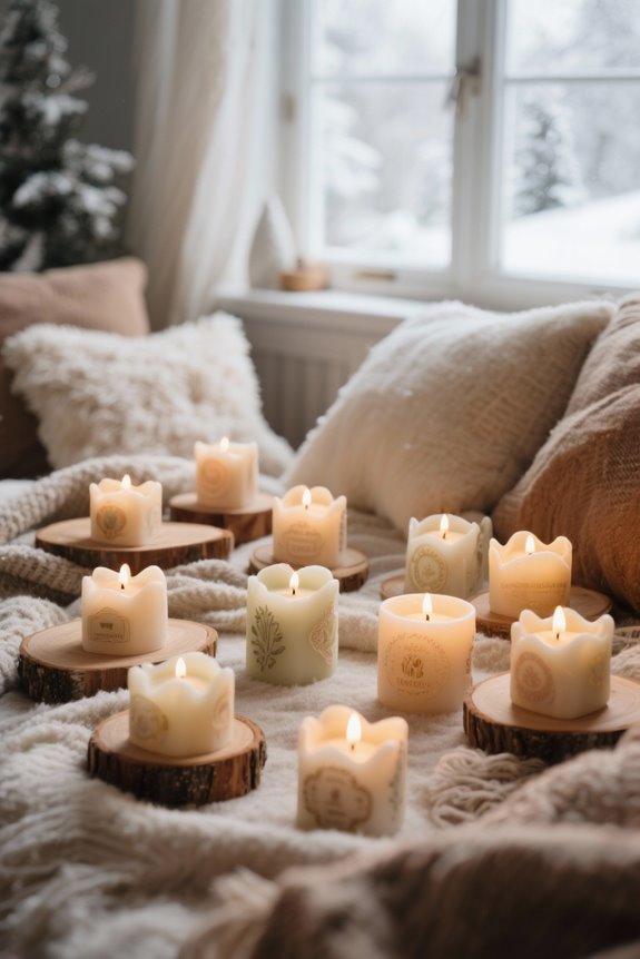 fragrant oasis candle melts