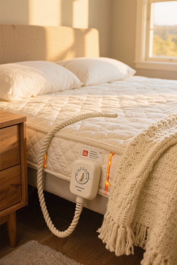 heated mattress pad safety