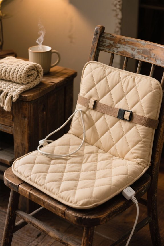 heated seat cushion installation