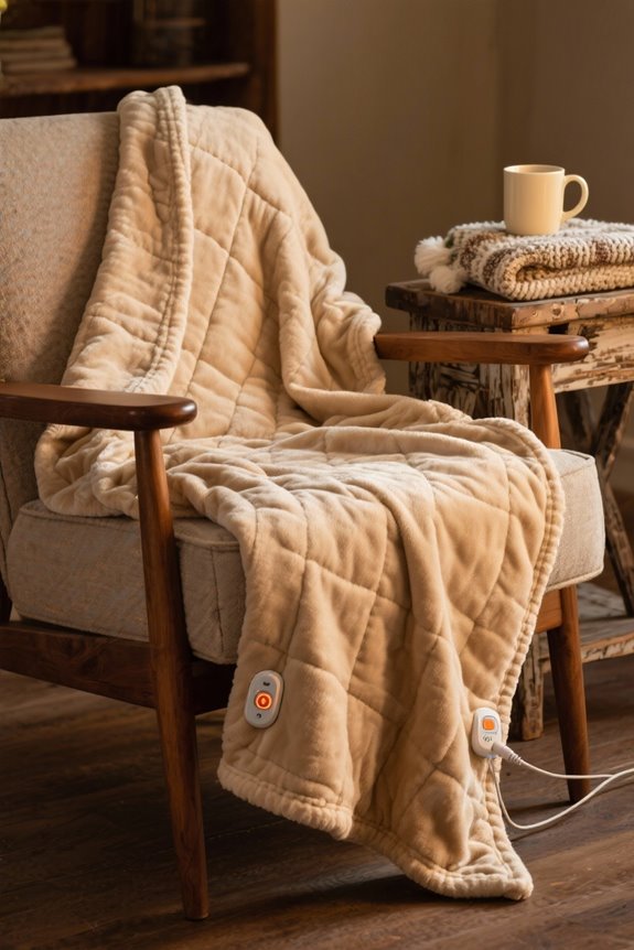 heated throw blanket selection