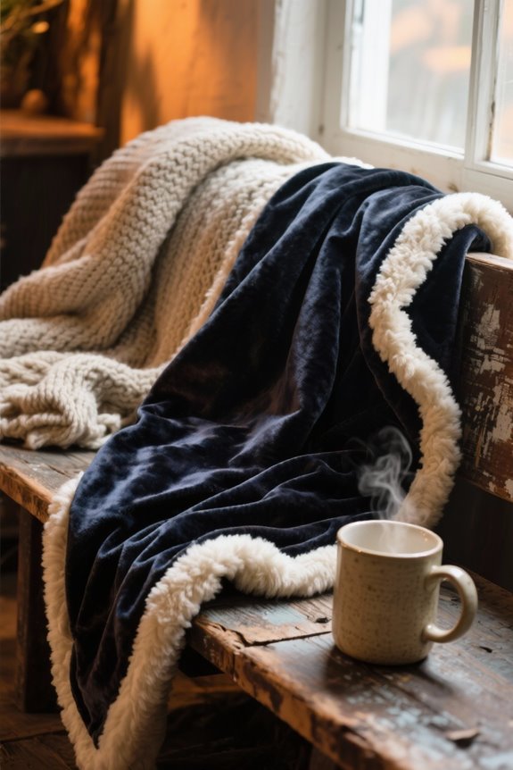 luxurious durable heated throws
