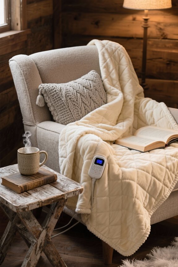 personalized adjustable heated throws