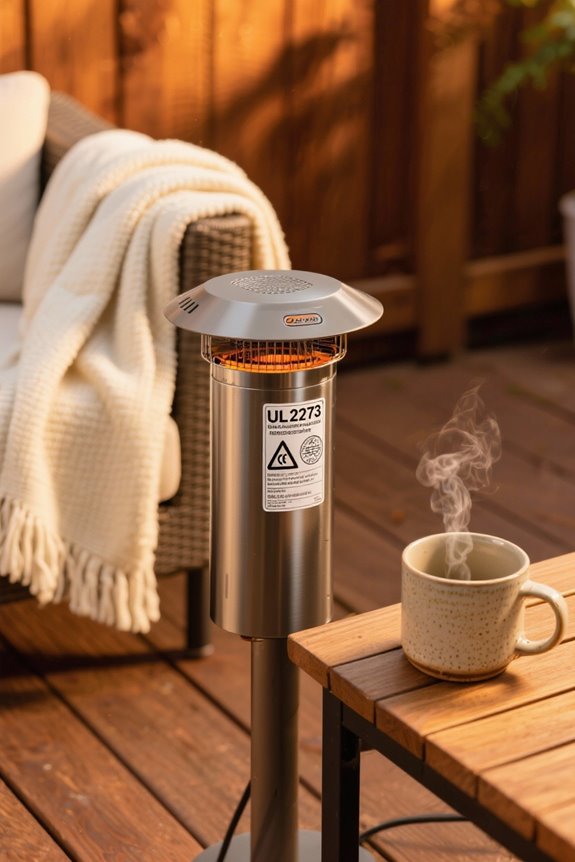 safety certified electric heaters