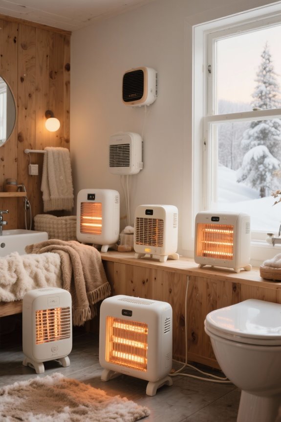 small bathroom heating solutions