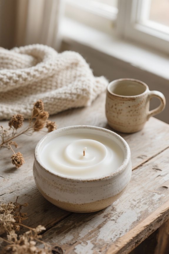 sustainable clean burning candle wax