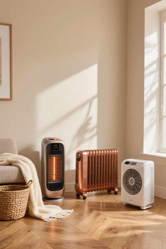 types of heaters explained